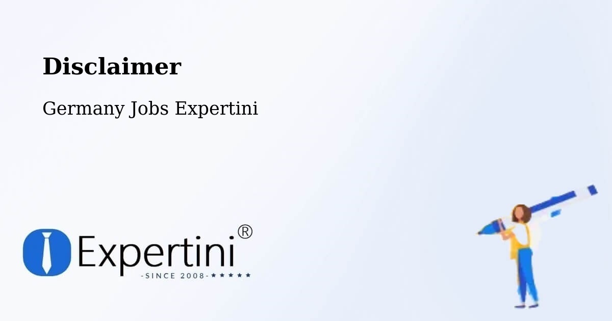 Disclaimer – Frankenthal - Germany Jobs Expertini