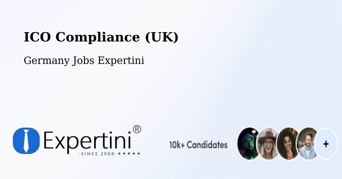 UK Data Protection & ICO Compliance – Frankenthal - Germany Jobs Expertini
